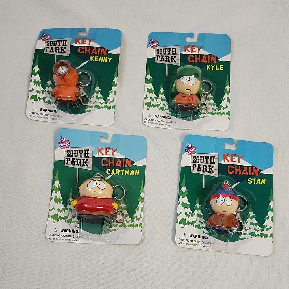 Vintage South Park Character Keychains